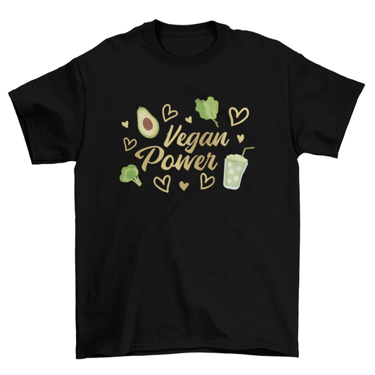 Vegan power t-shirt