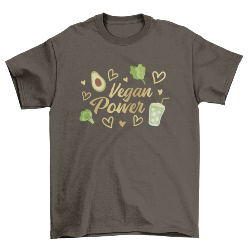 Vegan power t-shirt