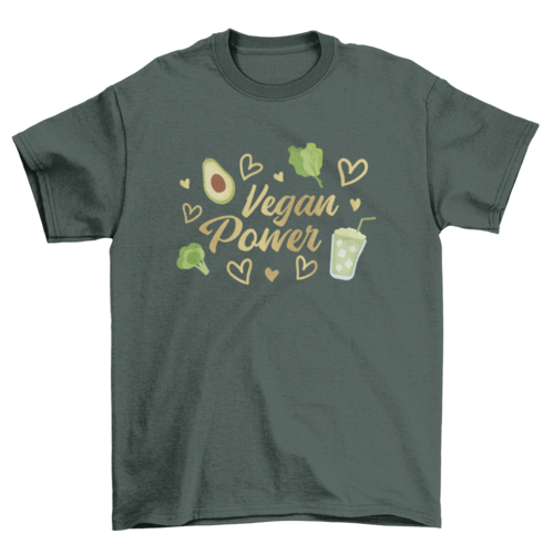 Vegan power t-shirt