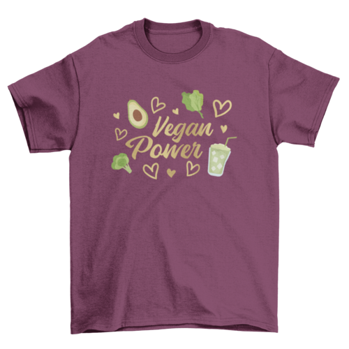 Vegan power t-shirt