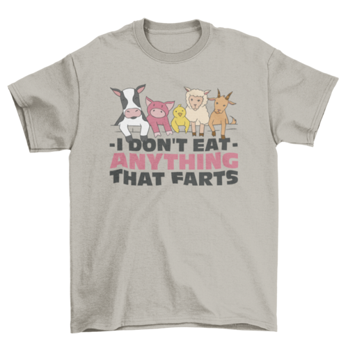 Funny vegan quote t-shirt