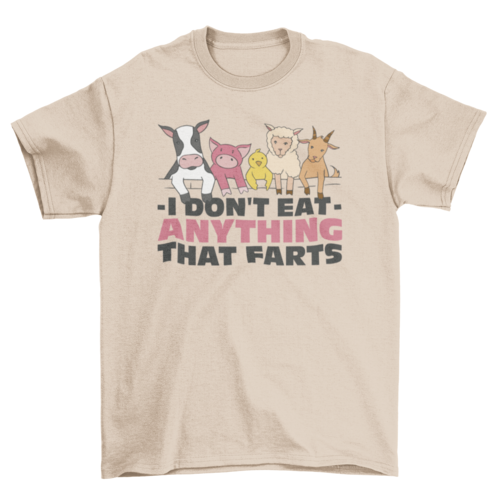Funny vegan quote t-shirt